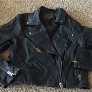 Blank NYC black faux leather jacket
